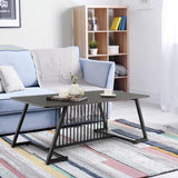 NNECW Stylish Modern Coffee Table with Spacious Tabletop for Living Room/Office/Reception Room