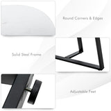 NNECW Nesting Table Set with Oval & Round Table for Living Room/Office