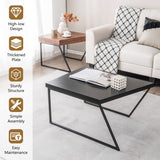 NNECW 2 Pieces Modern Stacking Side Table for Living Room Office Bedroom
