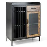 NNECW Industrial Kitchen Buffet SideboardStorage Cabinet for Dining Room Living Room