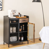 NNECW Industrial Kitchen Buffet SideboardStorage Cabinet for Dining Room Living Room