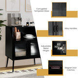 NNECW Free-standing Buffet Cabinet with Storage for Living Room Kitchen Dining Room