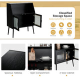 NNECW Free-standing Buffet Cabinet with Storage for Living Room Kitchen Dining Room