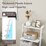 NNECW 4-Tier Ladder Shelf with Solid Frame & Anti-toppling Device