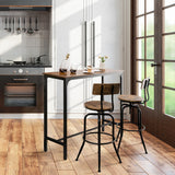 NNECW 120 x 40 cm Industrial High Bar Table for Kitchen & Cafe & Pub