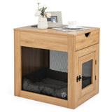 NNECW Furniture Style Dog Crate with Drawer & Removable Dog Bed