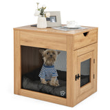 NNECW Furniture Style Dog Crate with Drawer & Removable Dog Bed