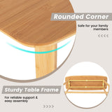 NNECW 120cm Rectangular Bar Height Pub Table with Sturdy Wooden Construction for Dining Room