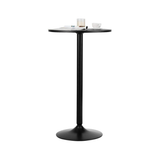 NNECW Modern Bar Table with Round Top for Living Room & Restaurant & Bistro
