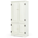 NNECW Sideboard Buffet Storage Cabinet with Adjustable Shelf