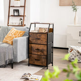 NNECW Organizing Dresser Unit with 3 Removable Drawers for Bedroom Living Room