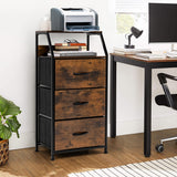 NNECW Organizing Dresser Unit with 3 Removable Drawers for Bedroom Living Room