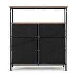 NNECW Drawer Dresser with 6 Removable and Foldable Fabric Drawers