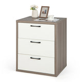 NNECW Modern Storage Organizer with 3 Pull-out Drawers for Living room Bedroom