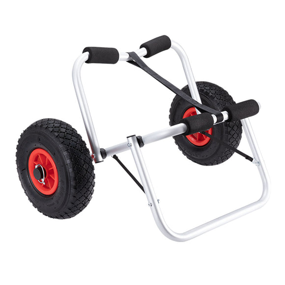 NNEDSZ Kayak Trolley Canoe Aluminum Collapsible Wheel Cart Boat Foldable 90KG