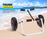 NNEDSZ Kayak Trolley Canoe Aluminum Collapsible Wheel Cart Boat Foldable 90KG