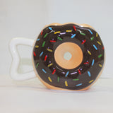 NNEIDS Coffee Cup Vivid Donuts Milk Cup Ceramic Lovers Mug Cute Birthday Gift Chocolate