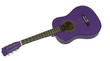 NNEDPE Karrera 34in Acoustic Children no cut Guitar - Purple
