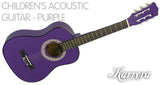 NNEDPE Karrera 34in Acoustic Children no cut Guitar - Purple