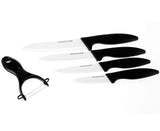 NNEDPE Ceramic Kitchen Knife Peeler 6pc Set
