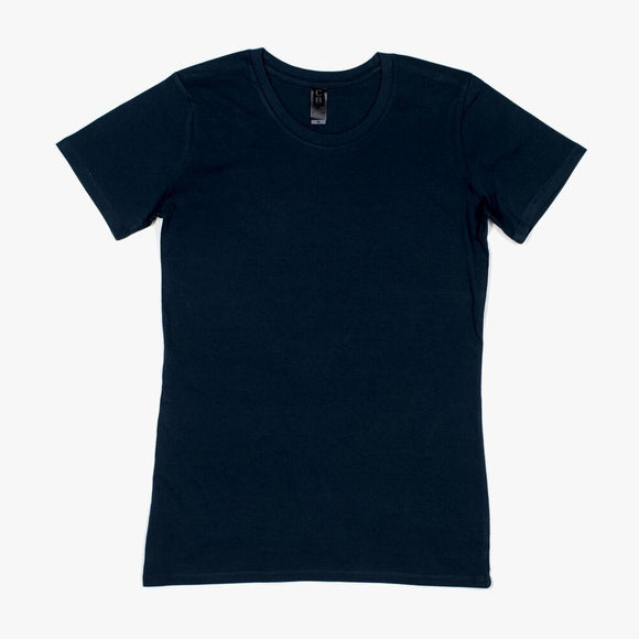 NNEIDS - Ladies Slim T-Shirt - Navy, M