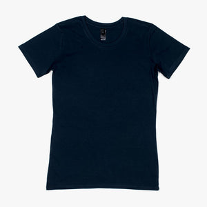 NNEIDS - Ladies Slim T-Shirt - Navy, XXL