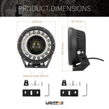 NNEDSZ 9 inch LED Driving Lights Spot Round Black Spotlights 4x4 SUV OffRoad
