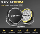 NNEDSZ 9Inch Led Driving Lights Pair Round Spotlights Lamp Offroad 4WD