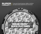NNEDSZ 9Inch Led Driving Lights Pair Round Spotlights Lamp Offroad 4WD