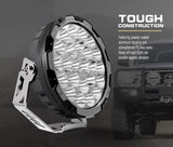 NNEDSZ 9Inch Led Driving Lights Pair Round Spotlights Lamp Offroad 4WD