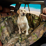 NNEIDS Pet Seat Cover Cat Dog Car Hammock Nonslip Premium Waterproof Zipper Camouflage