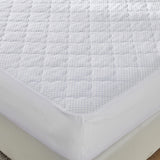 NNEIDS Mattress Protector Topper Cool Fabric Pillowtop Waterproof King Single