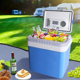 NNEIDS 24L Ice Insulated Box Cooler Cooling Heating Portabl Storage Camping Fridge