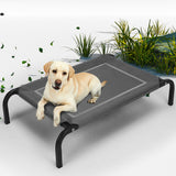 NNEIDS Pet Bed Dog Beds Bedding Sleeping Non-toxic Heavy Trampoline Grey XL