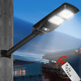 NNEIDS Solar Sensor LED Street Lights Flood Garden Wall Light Motion Pole Outdoor 60W