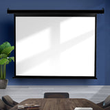 NNEIDS 100" Inch Projector Screen Electric Motorised Projection Retractable 3D Cinema