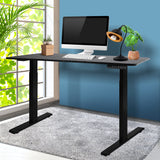 NNEIDS Office Computer Desk Height Adjustable Sit Stand Motorised Electric Table Riser