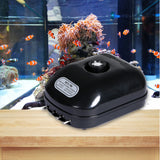 NNEIDS  Air Pump 4 Outlet Oxygen Aqua  Fountain Pond Aerator Water Fish Tank