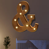 NNEIDSLED Metal Letter Lights Free Standing Hanging Marquee Party D?cor Letter And