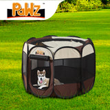 NNEIDS Dog Playpen Pet Play Pens Foldable Panel Tent Cage Portable Puppy Crate 30"