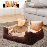 NNEIDS Pet Bed Dog Puppy Beds Cushion Pad Pads Soft Plush Cat Pillow Mat Brown M