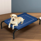 NNEIDS Pet Bed Dog Beds Bedding Sleeping Non-toxic Heavy Trampoline Navy M