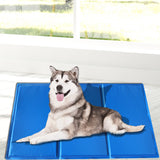 NNEIDS Pet Cooling Mat Gel Mats Bed Cool Pad Puppy Cat Non-Toxic Beds Summer Pads 90x60