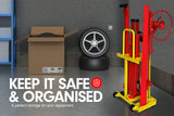 NNEDPE Drywall Panel Lifter Hoist Storage Stand Rack Trolley