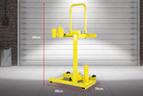 NNEDPE Drywall Panel Lifter Hoist Storage Stand Rack Trolley