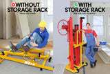 NNEDPE Drywall Panel Lifter Hoist Storage Stand Rack Trolley