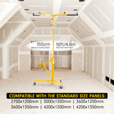 NNEDPE 16ft Plaster Drywall Board Sheet Panel Hoist Lifter