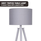 NNEDPE Sarantino Tripod Desk Lamp in Metal & Wood Nordic Minimalist Light