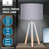 NNEDPE Sarantino Tripod Desk Lamp in Metal & Wood Nordic Minimalist Light