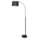 NNEDPE Sarantino Metal Arc Arm Floor Lamp Shade Black